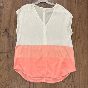 J. Crew tunic blouse size large